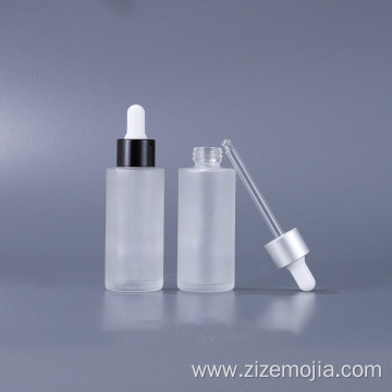 Skincare essential oil dropper frosted glass bottles